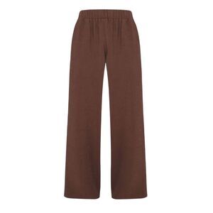 I Saw It First Womens/Ladies Straight Pants / Brown